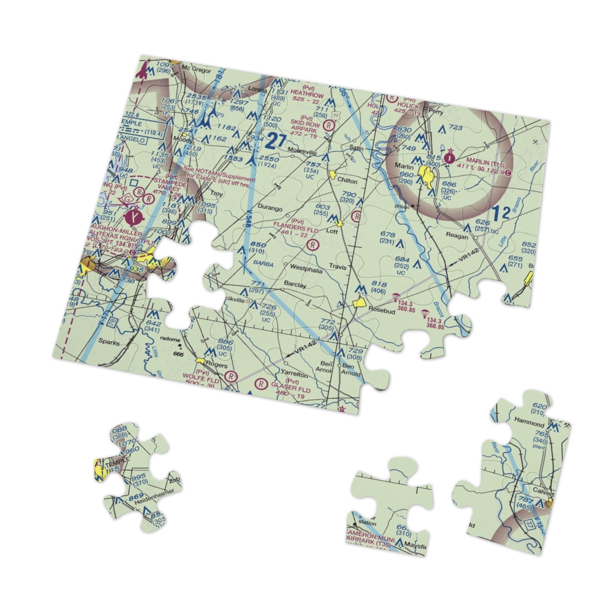 Jigsaw Puzzles - TS81 - Lott, TX