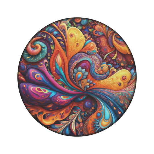 Round Rugs - Paisley Swirl