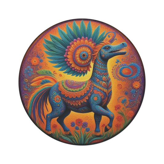 Round Rugs - Alebrije Pony