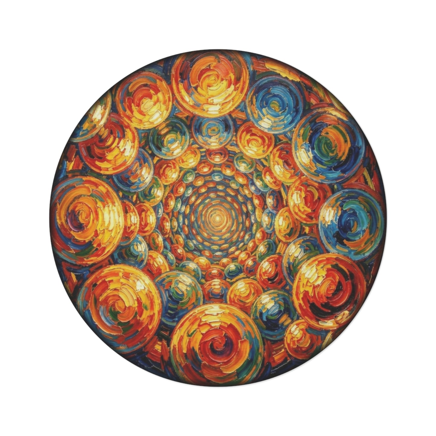Round Rugs - Bubble Tunnel