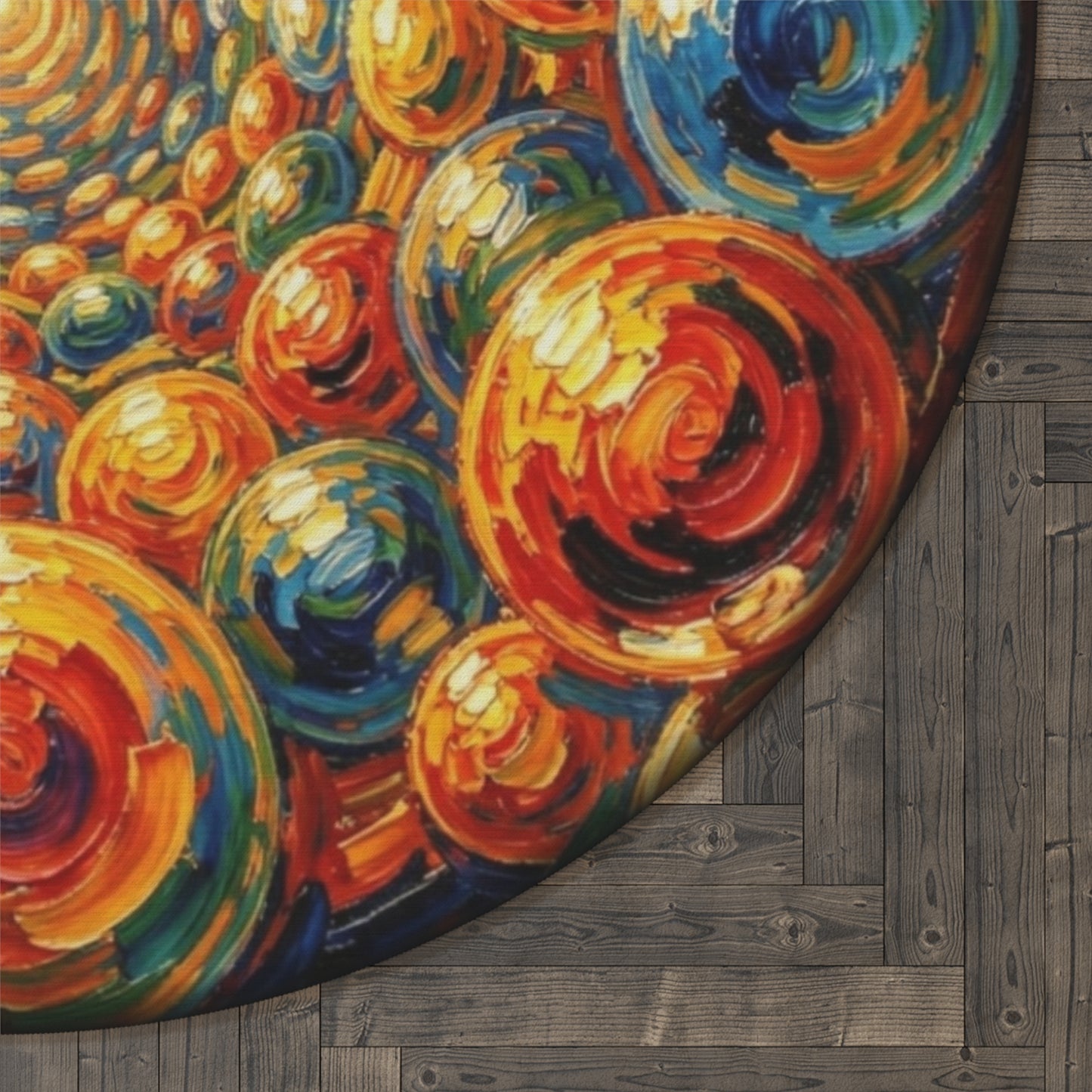 Round Rugs - Bubble Tunnel