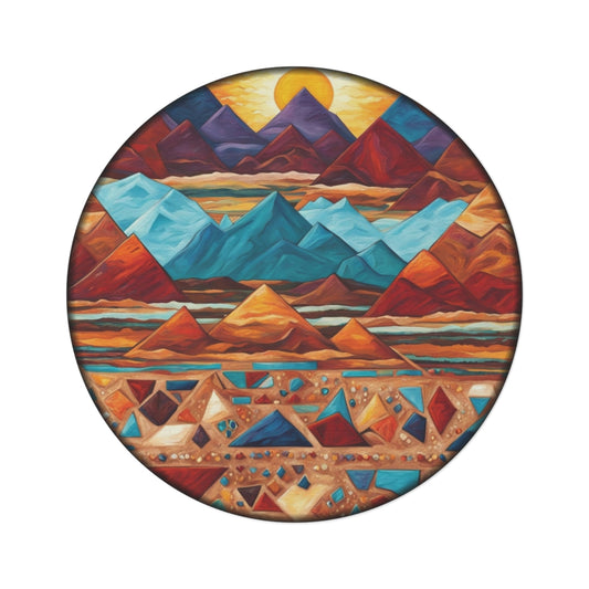 Round Rugs - Southwest Mountains