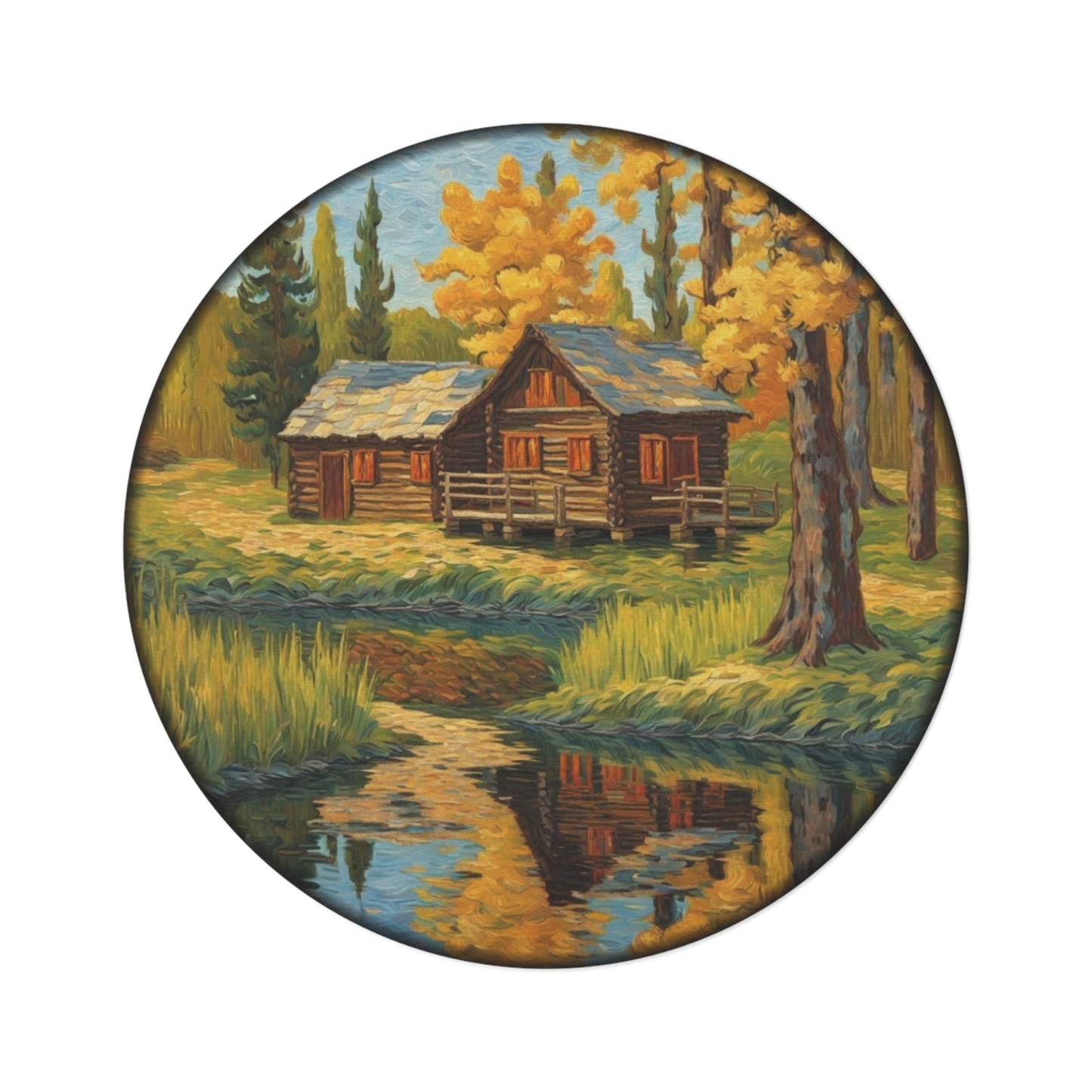 Round Rugs - Country Cabins