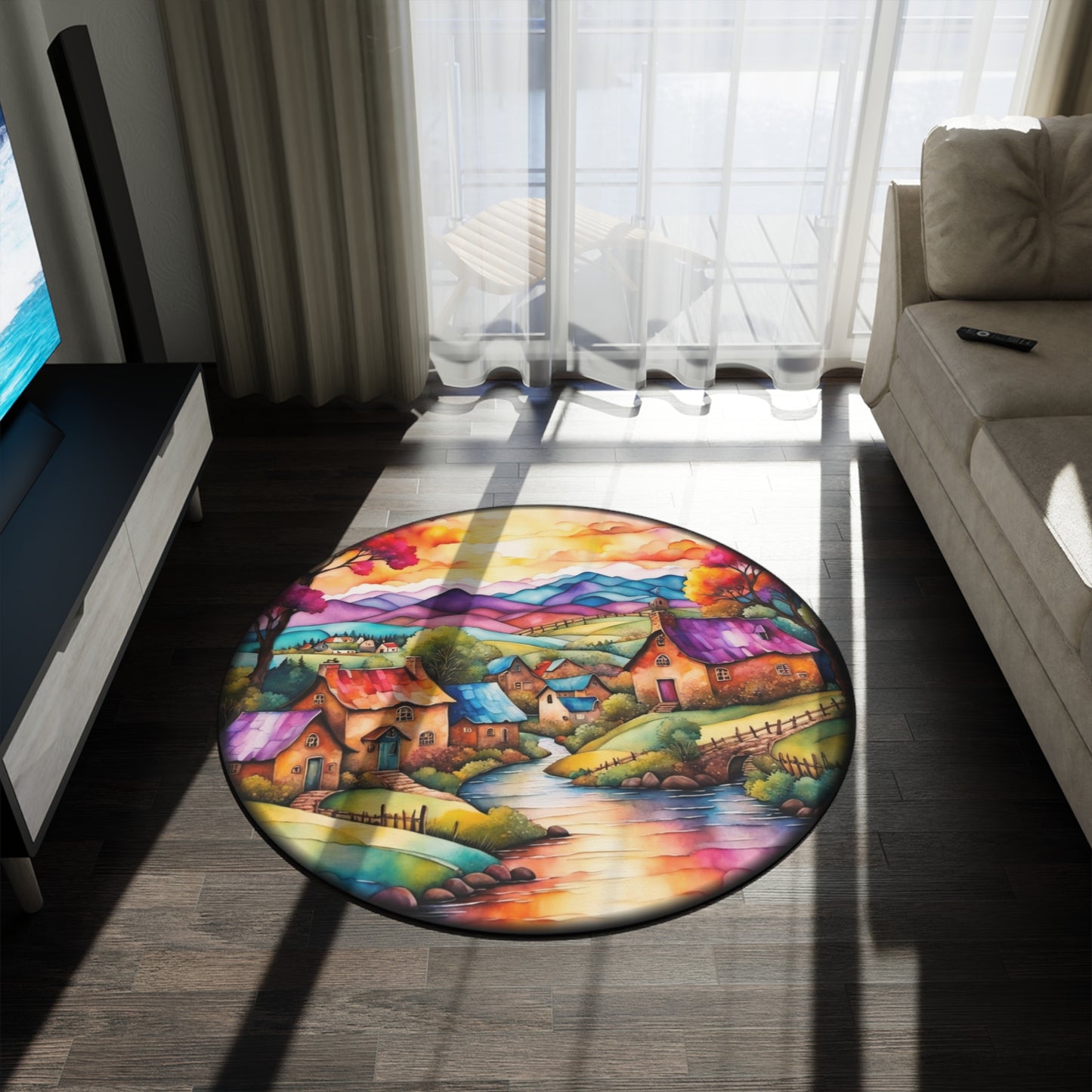Round Rugs - Mountain Village