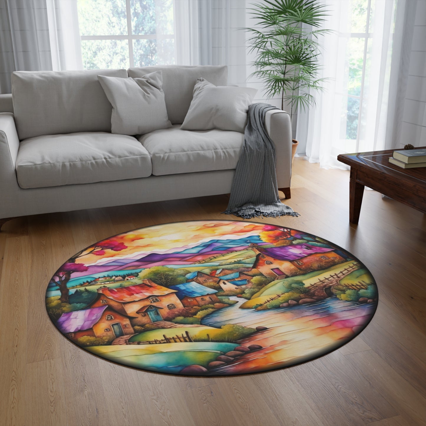 Round Rugs - Mountain Village