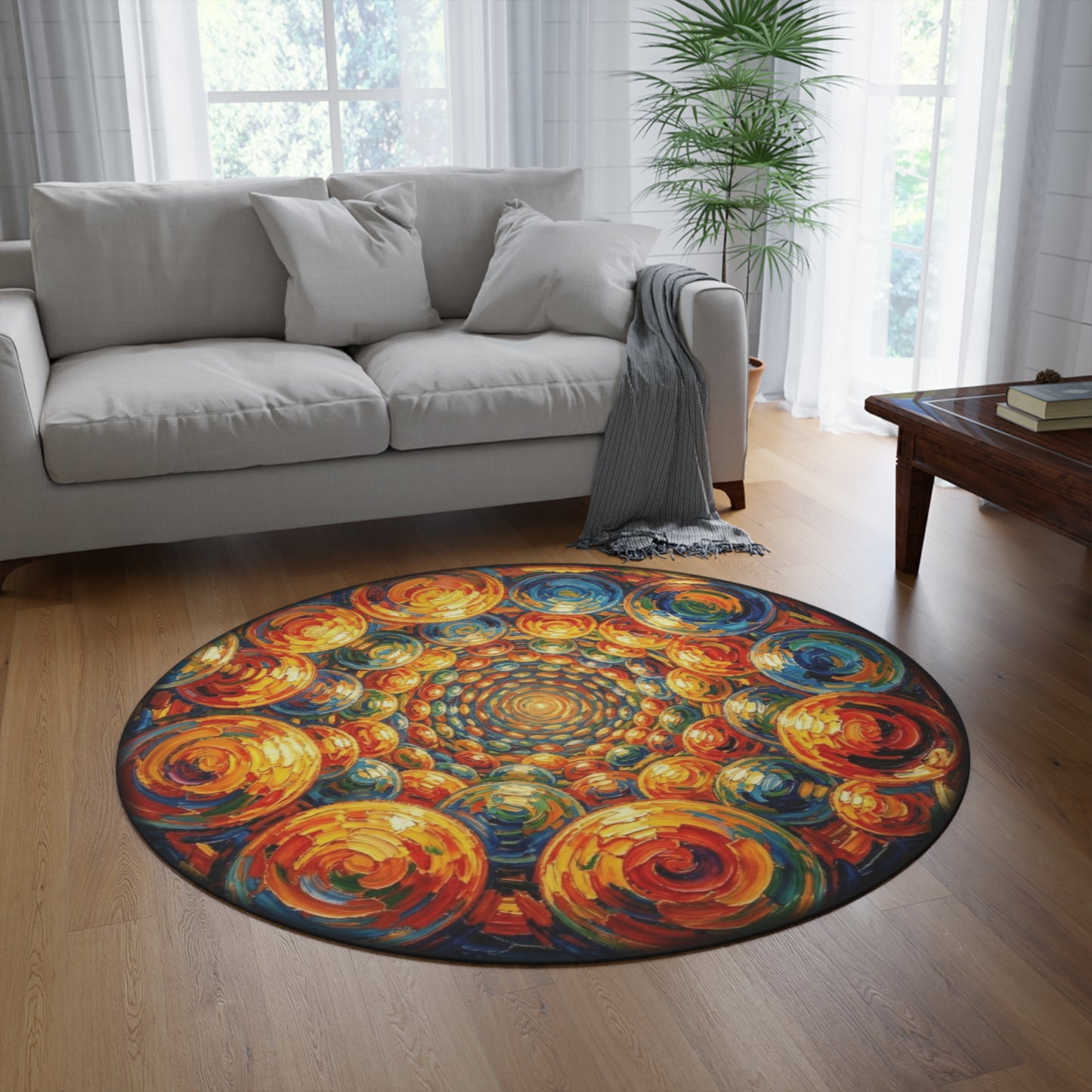 Round Rugs - Bubble Tunnel